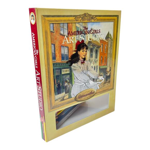 American Girl SAMANTHA ART STUDIO BOOK Activity Drawing Pencils Hirsch Hunt 2008 - Picture 2 of 4